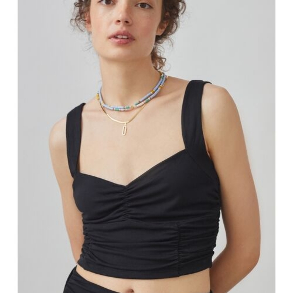 Anthropologie Maeve Black Wide Leg Pants Set NWT small - Picture 4 of 11